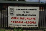 RAILROAD MUSEUM OF THE NIAGARA FRONTIER SIGN